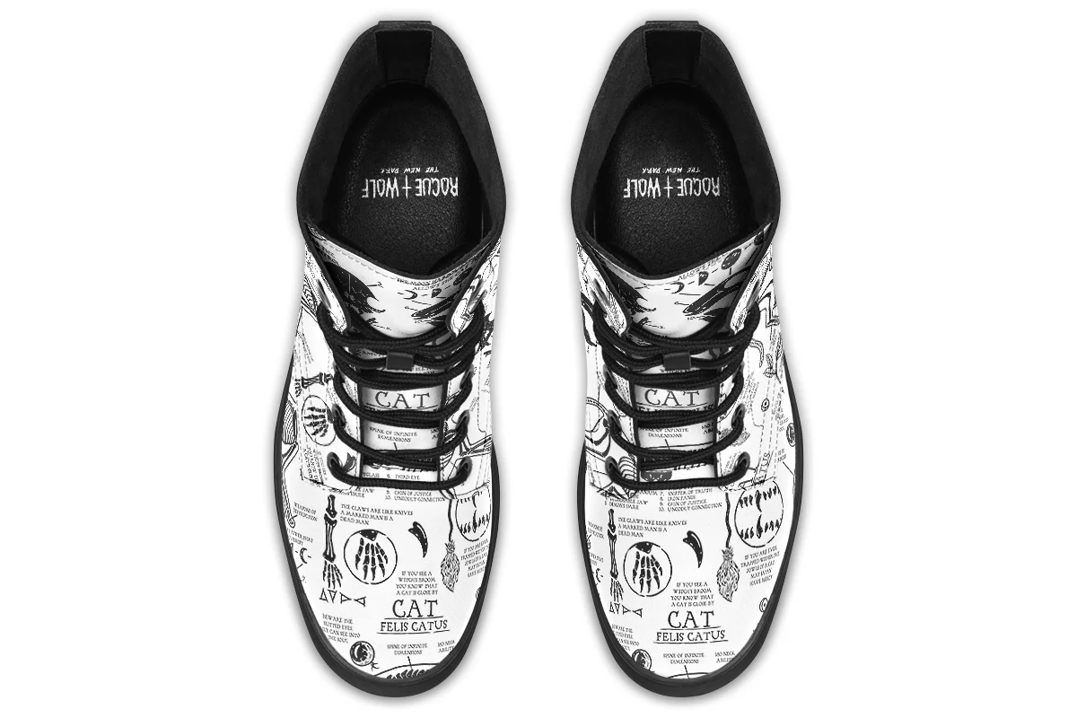White Cat Study Boots - Image 8