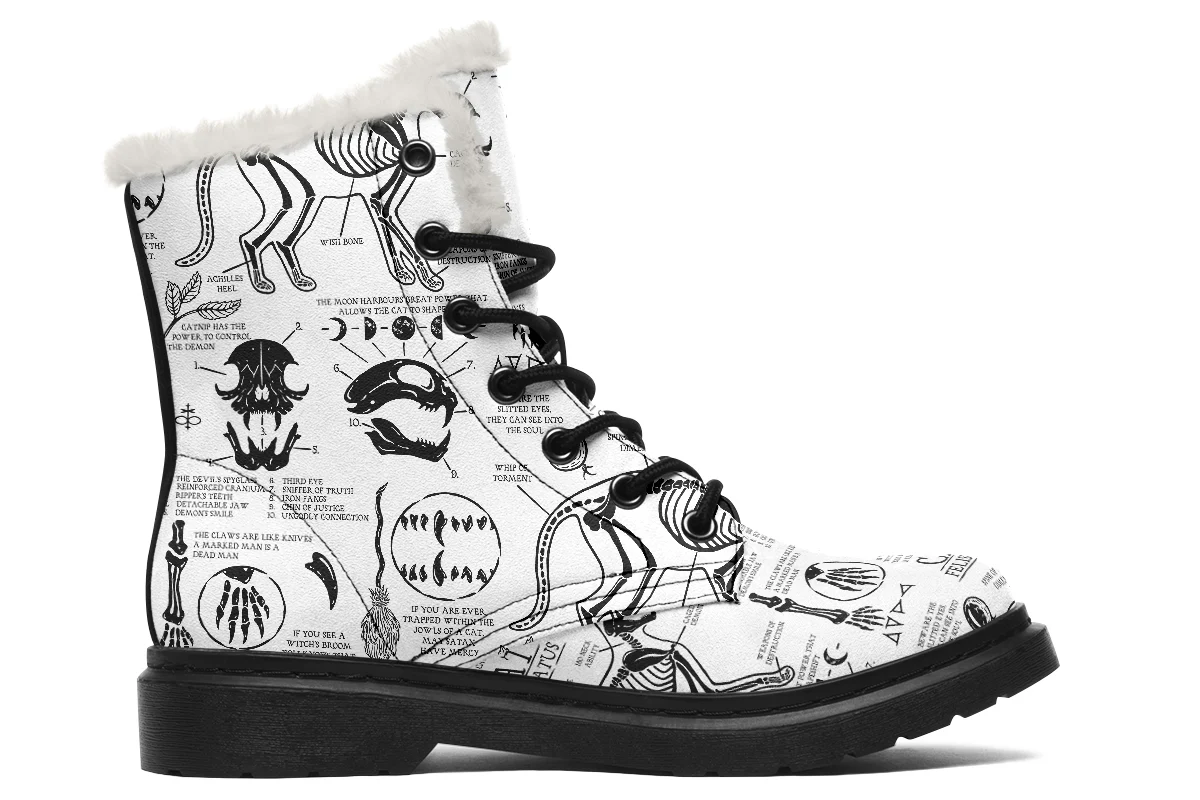 White Cat Study Winter Boots - Image 2