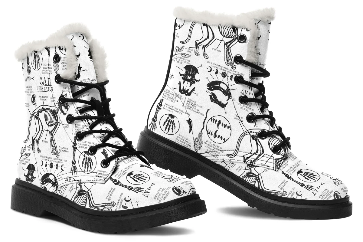 White Cat Study Winter Boots - Image 5