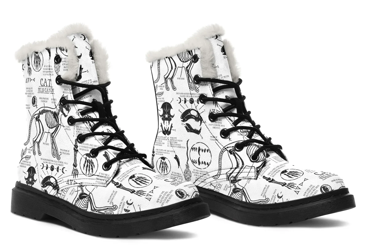 White Cat Study Winter Boots - Image 6