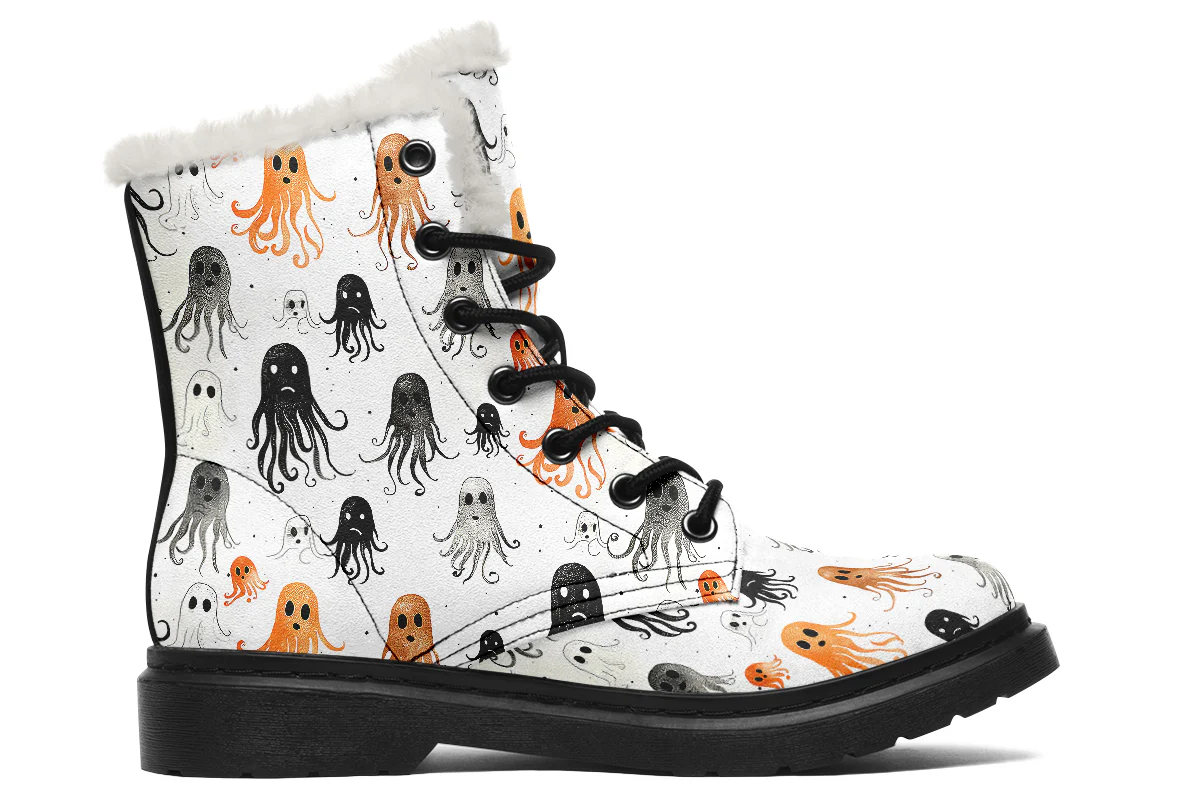 White Deep Haunting Winter Boots - Image 2