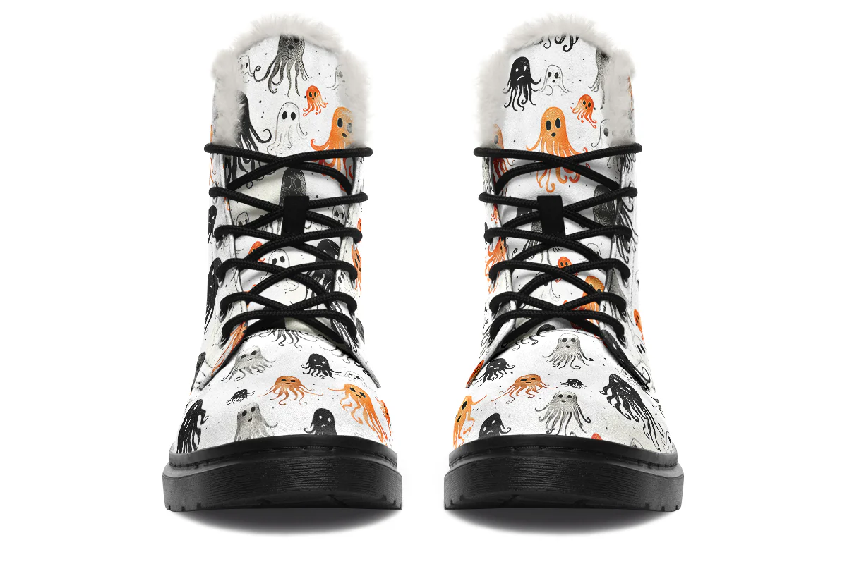 White Deep Haunting Winter Boots - Image 3