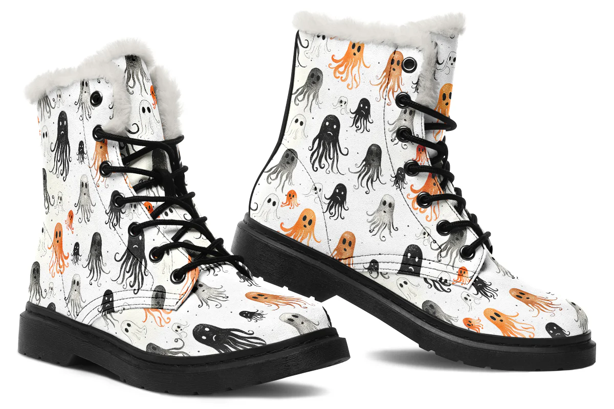 White Deep Haunting Winter Boots - Image 5
