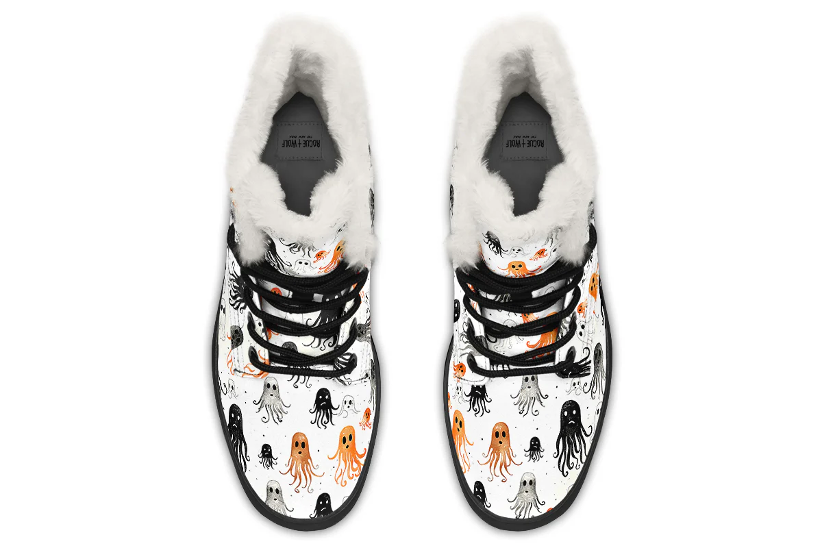 White Deep Haunting Winter Boots - Image 7