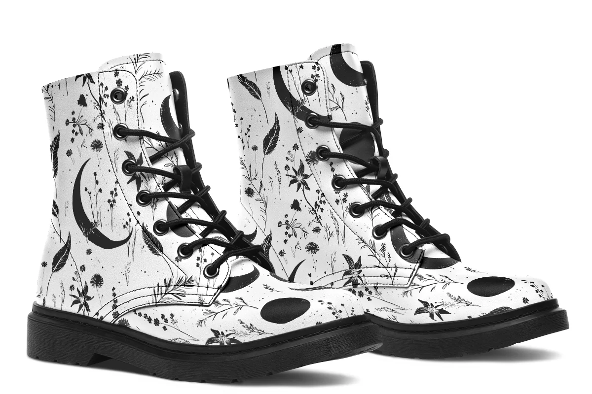 White Moonlit Botanica Boots - Image 2