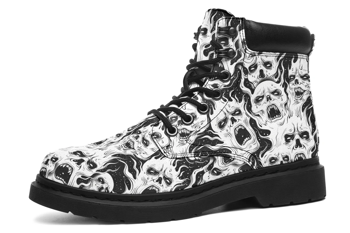 White Torment Classic Boots - Image 2