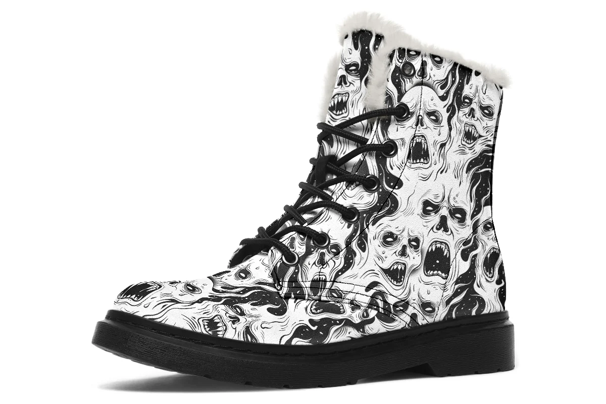 White Torment Winter Boots