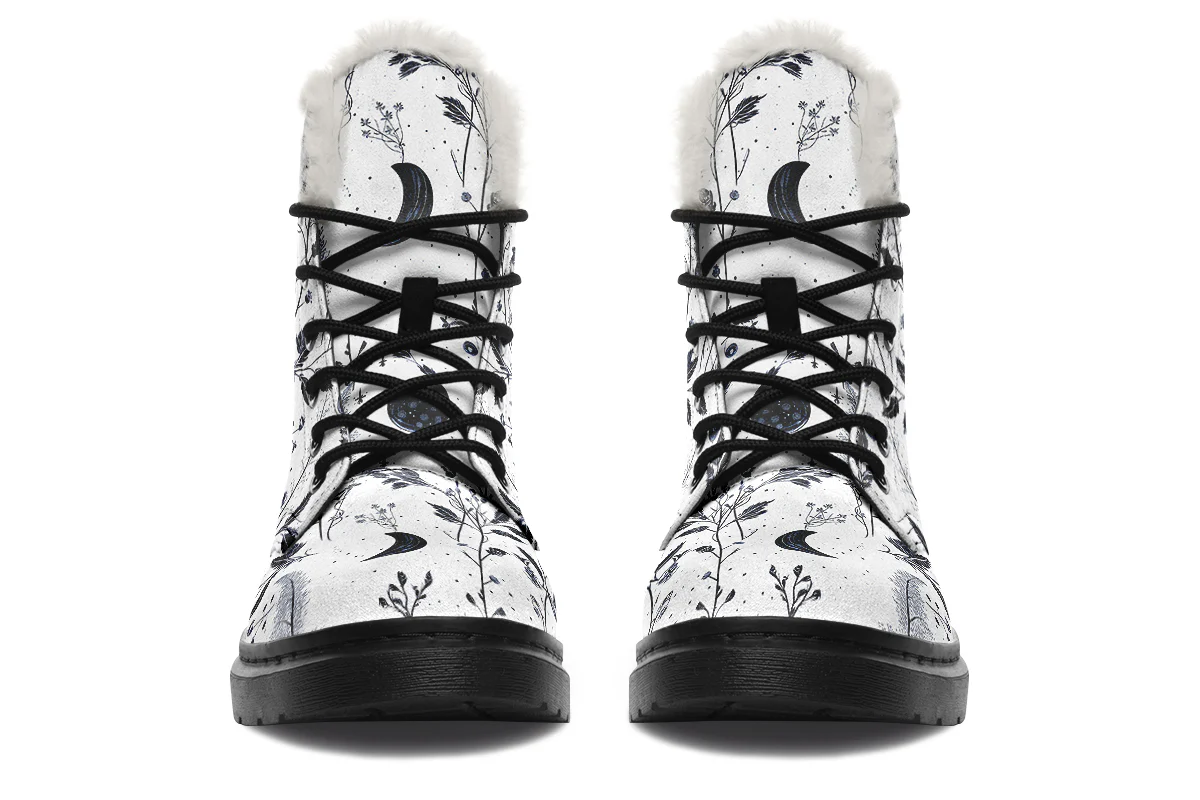 White Twilight Garden Winter Boots - Image 3