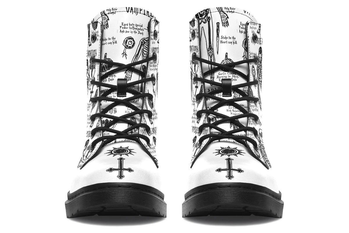 White Vampire Study Boots - Image 6