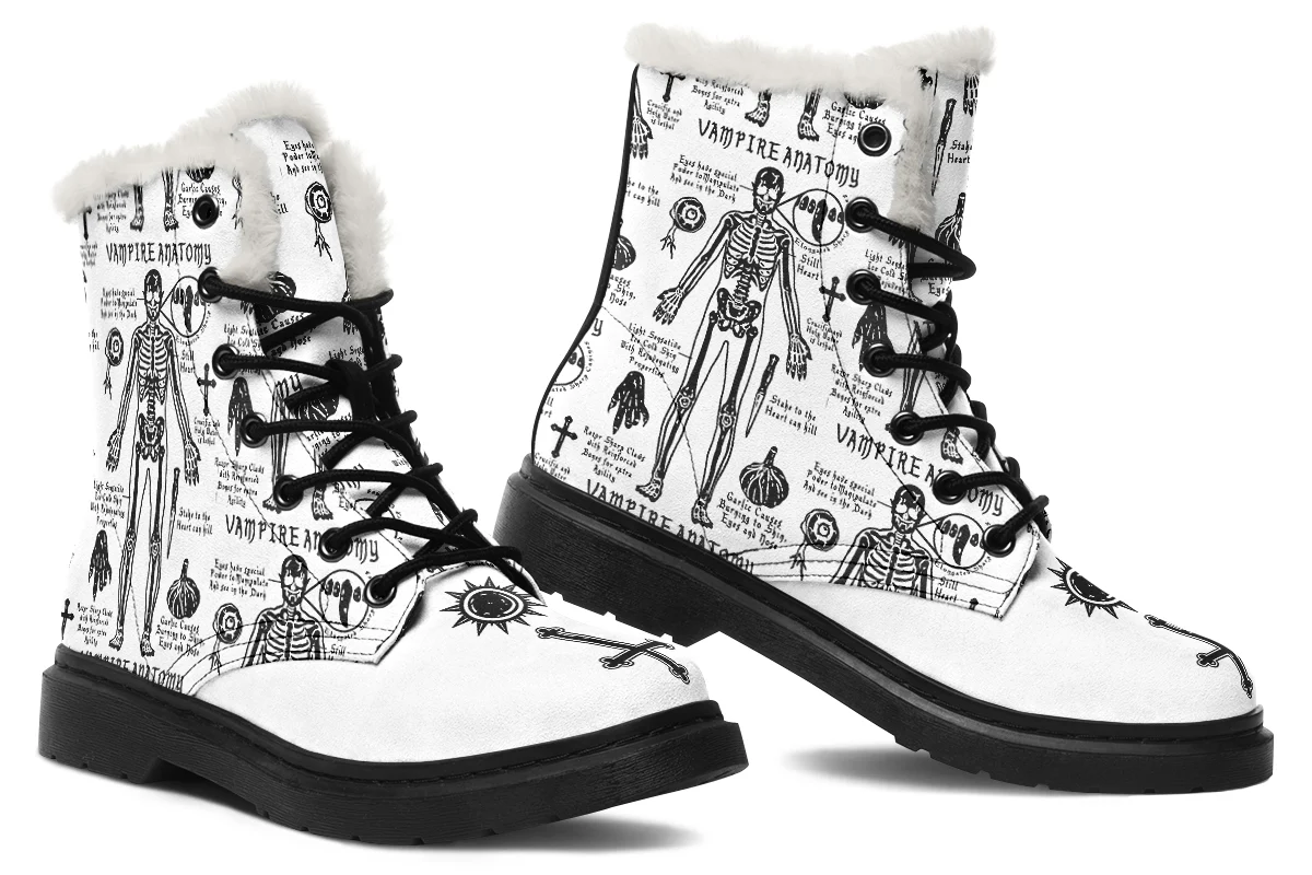 White Vampire Study Winter Boots - Image 5