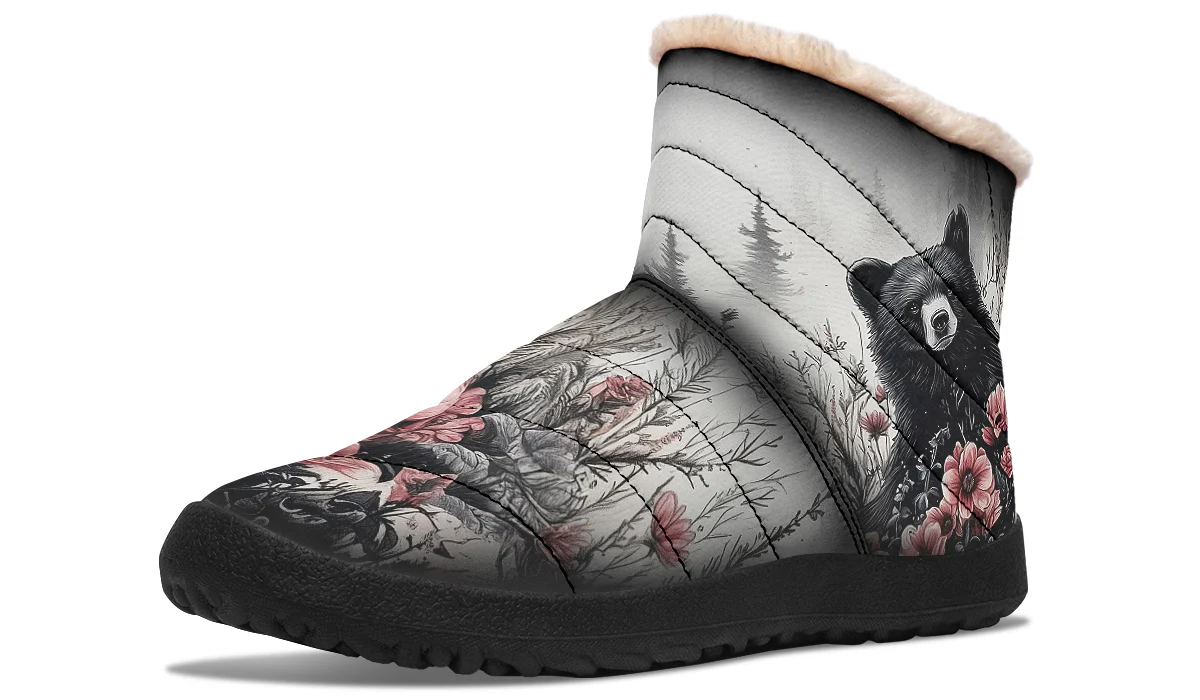 Wildflower Bear Comfy Winter Boots - Image 2