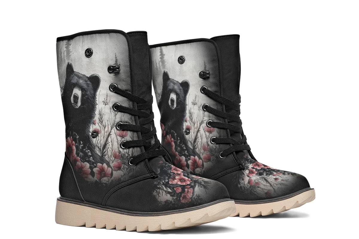 Wildflower Bear Fold Over Winter Boots - Image 8