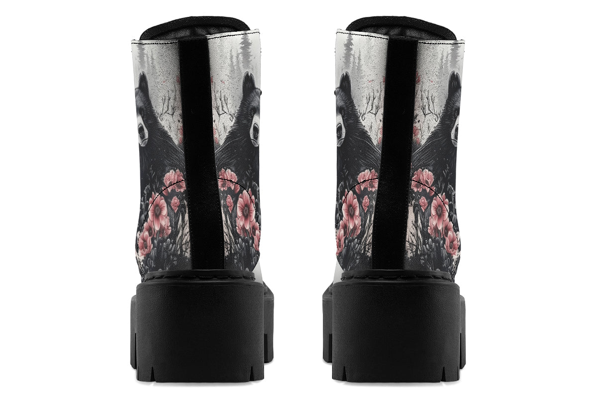 Wildflower Bear Platform Boots - Image 6
