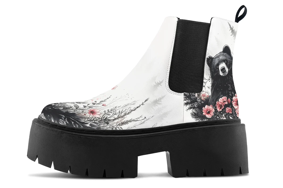 Wildflower Bear Platform Chelsea Boots