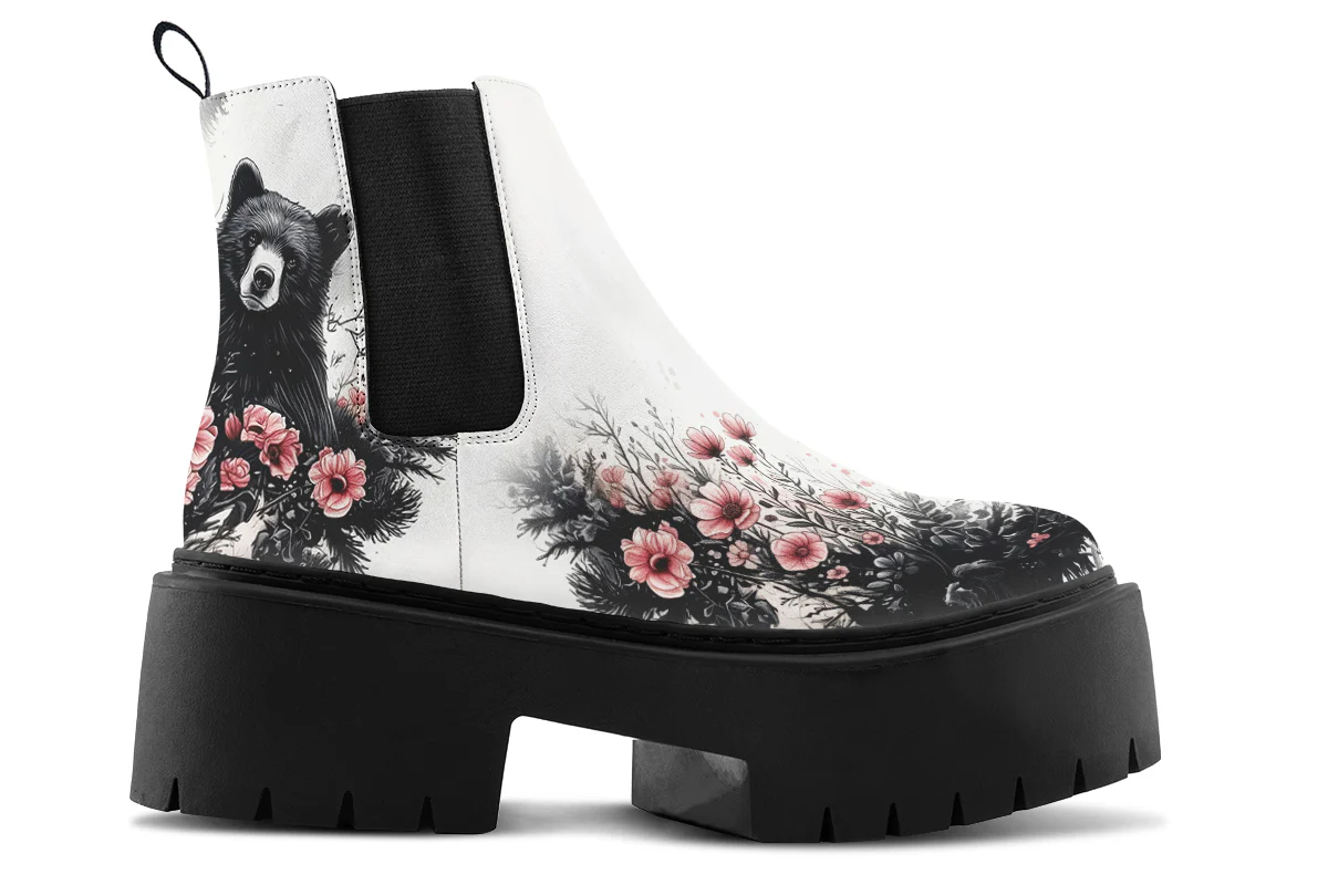 Wildflower Bear Platform Chelsea Boots - Image 2