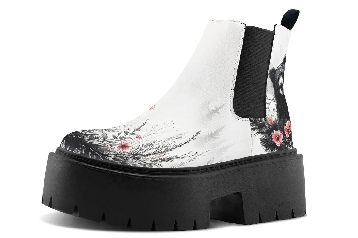 Wildflower Bear Platform Chelsea Boots - Image 3