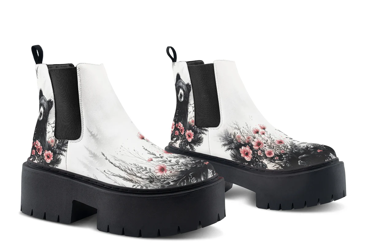 Wildflower Bear Platform Chelsea Boots - Image 5