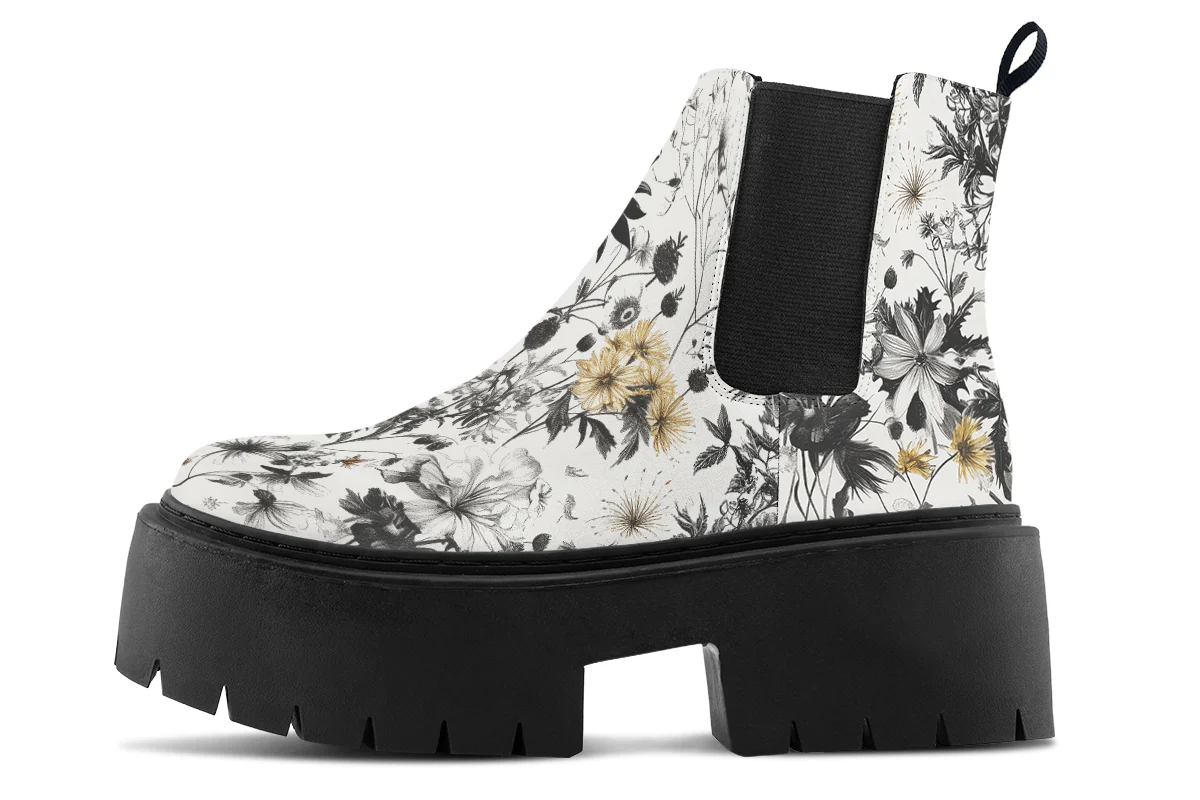 Wildflower Platform Chelsea Boots