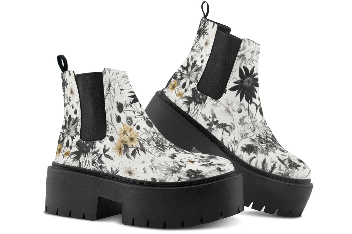 Wildflower Platform Chelsea Boots - Image 4