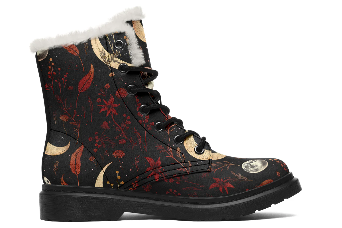 Wine Moonlit Botanica Winter Boots - Image 2
