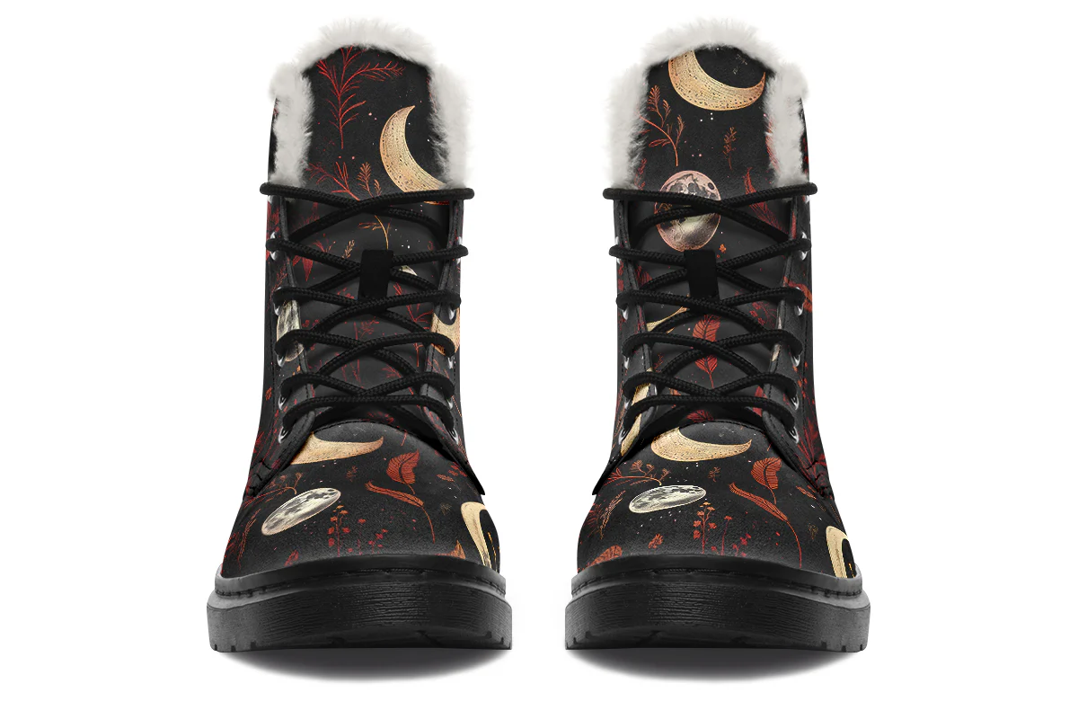 Wine Moonlit Botanica Winter Boots - Image 3