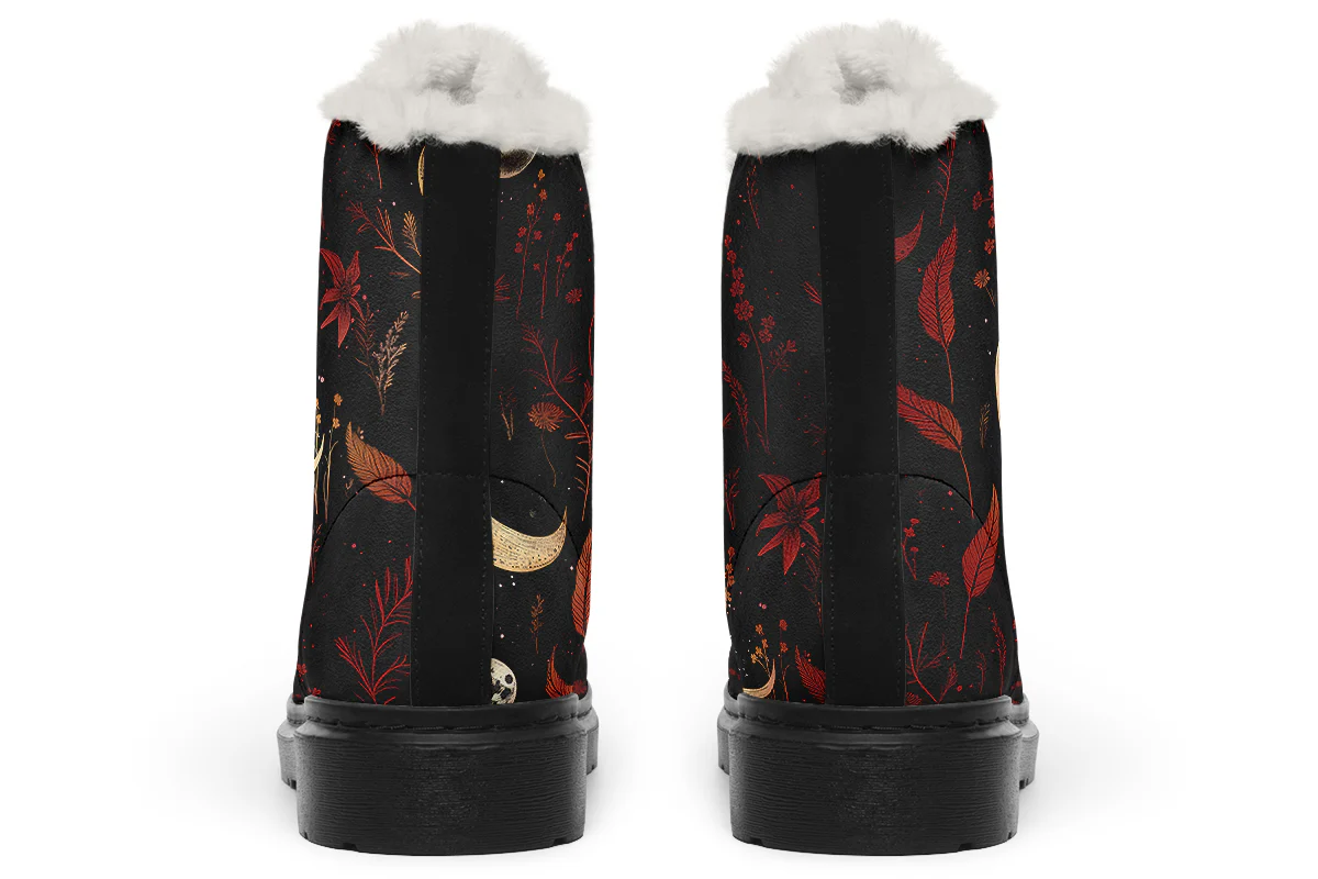 Wine Moonlit Botanica Winter Boots - Image 4