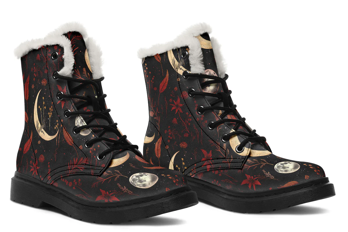 Wine Moonlit Botanica Winter Boots - Image 6