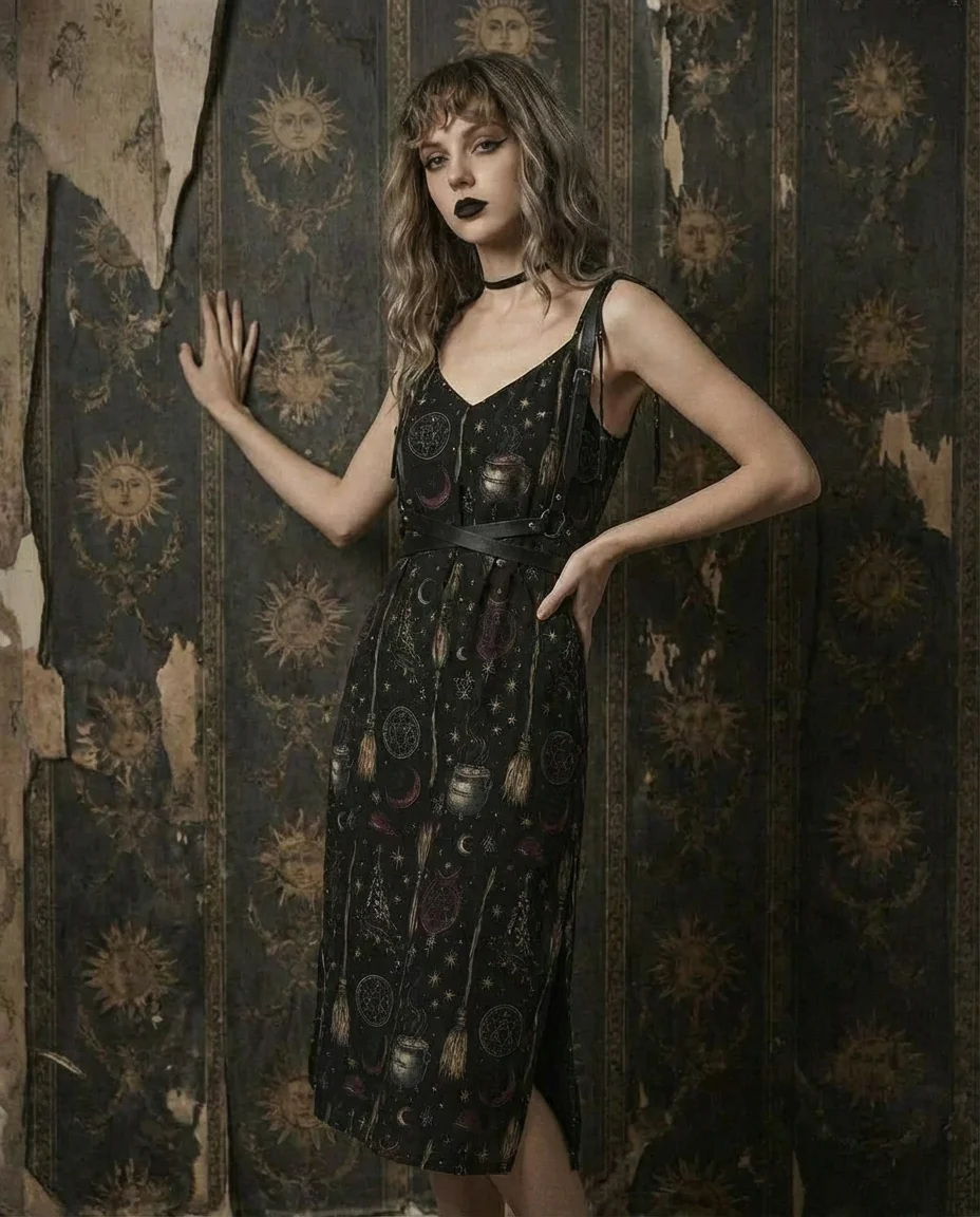 Witchcraft Slip Dress - Image 7