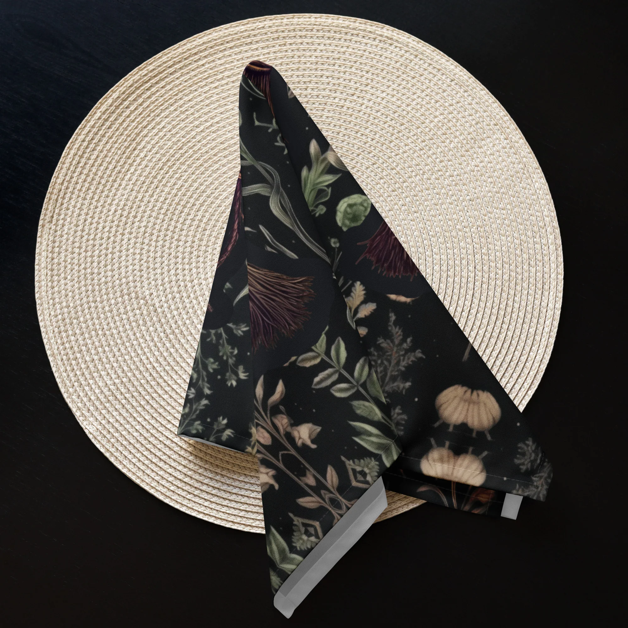 Witches' Broomsticks Cloth Napkin Set - Image 8