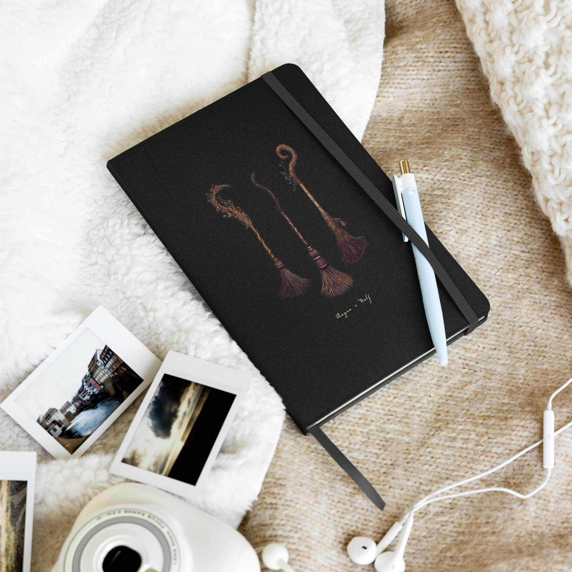 Witches' Broomsticks Hardcover Notebook - Image 3