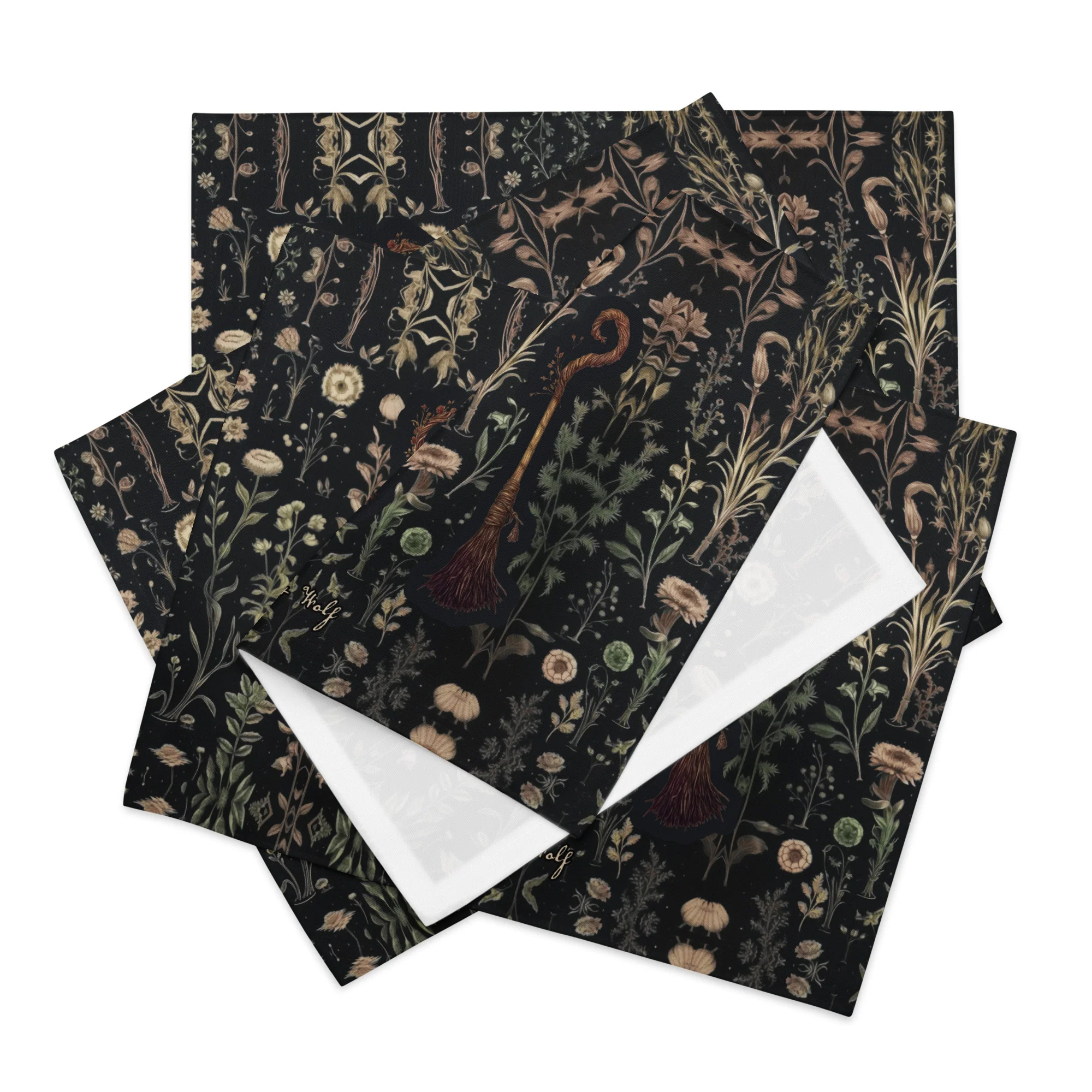 Witches' Broomsticks Placemat Set - Image 4