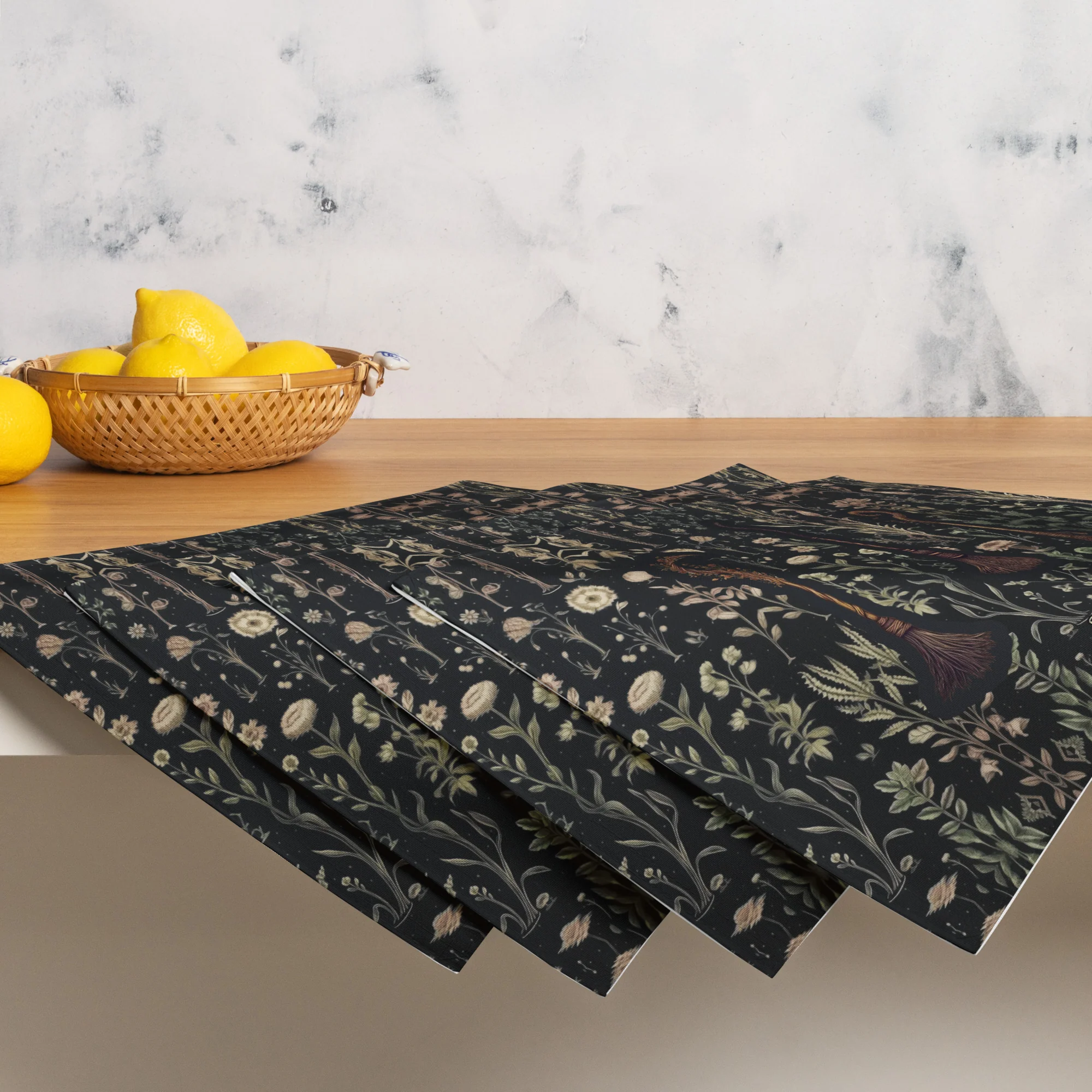 Witches' Broomsticks Placemat Set - Image 5