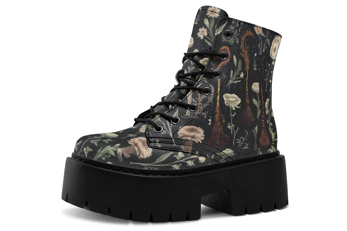 Witches' Broomsticks Platform Boots - Image 2
