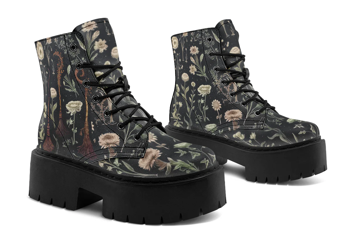 Witches' Broomsticks Platform Boots - Image 4