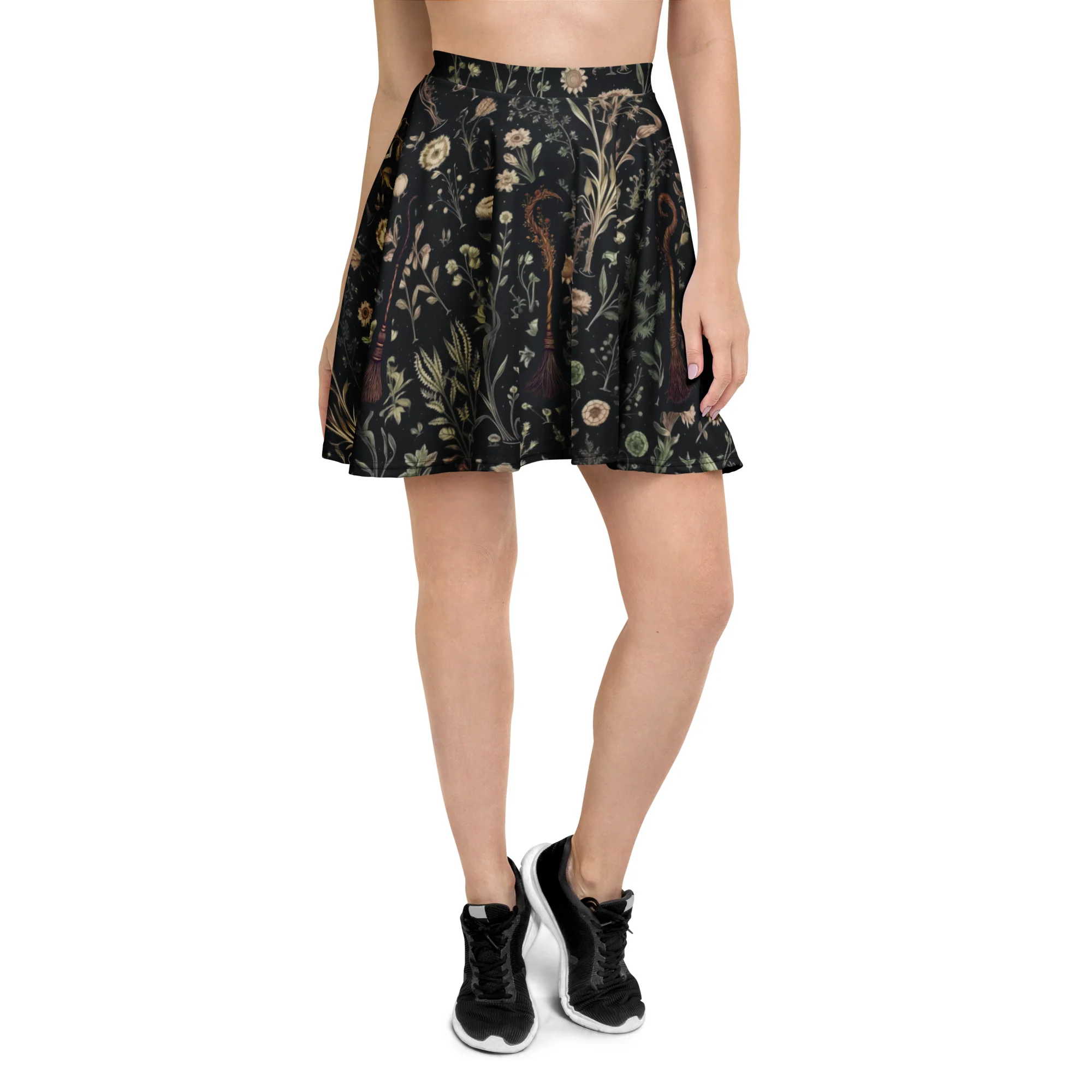 Witches' Broomsticks Skater Skirt - Image 2