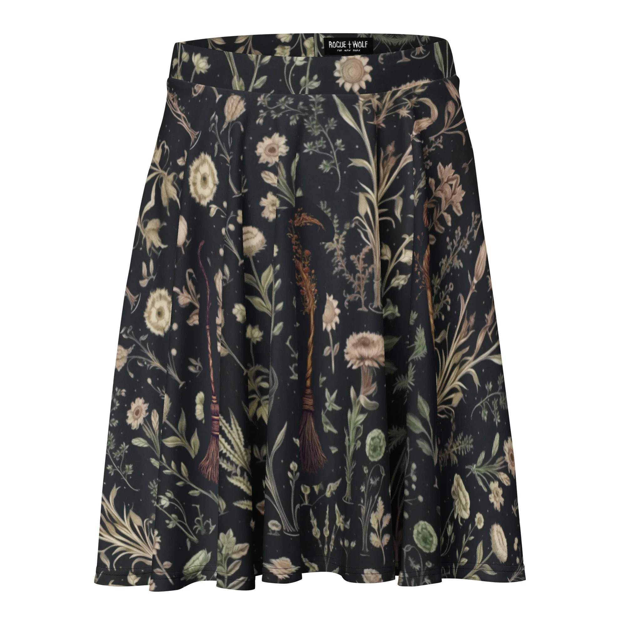 Witches' Broomsticks Skater Skirt - Image 4