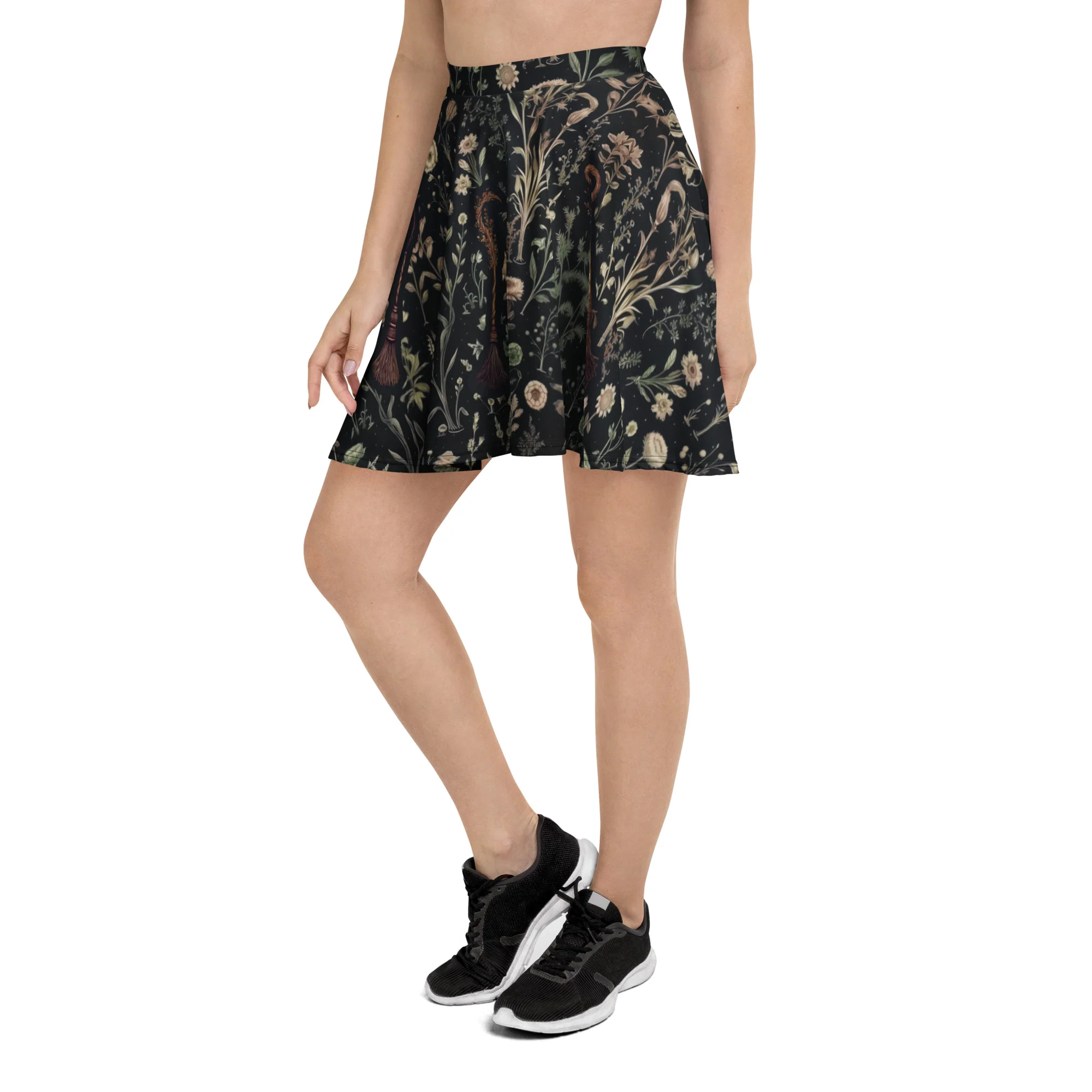 Witches' Broomsticks Skater Skirt - Image 7