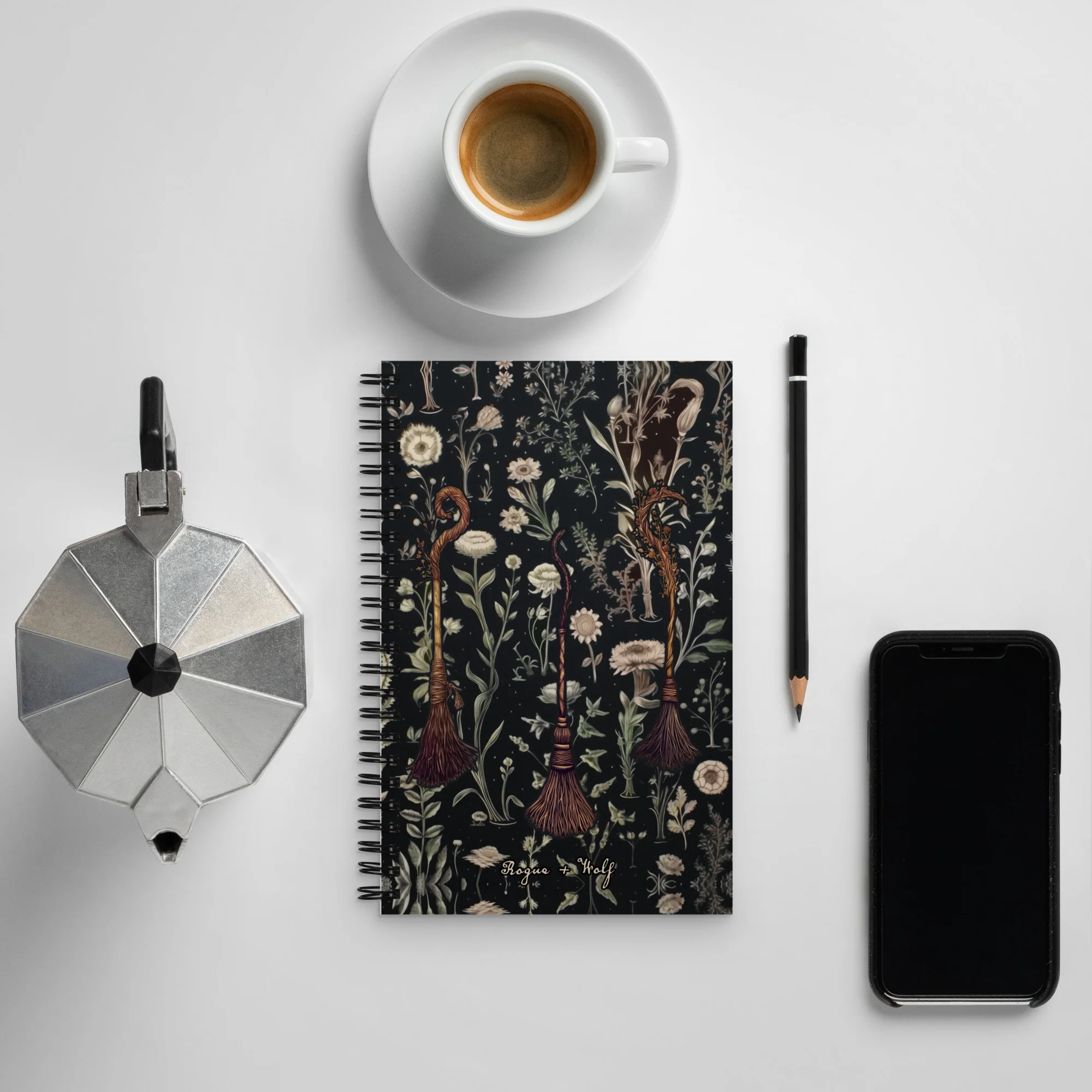 Witches' Broomsticks Spiral Notebook - Image 2