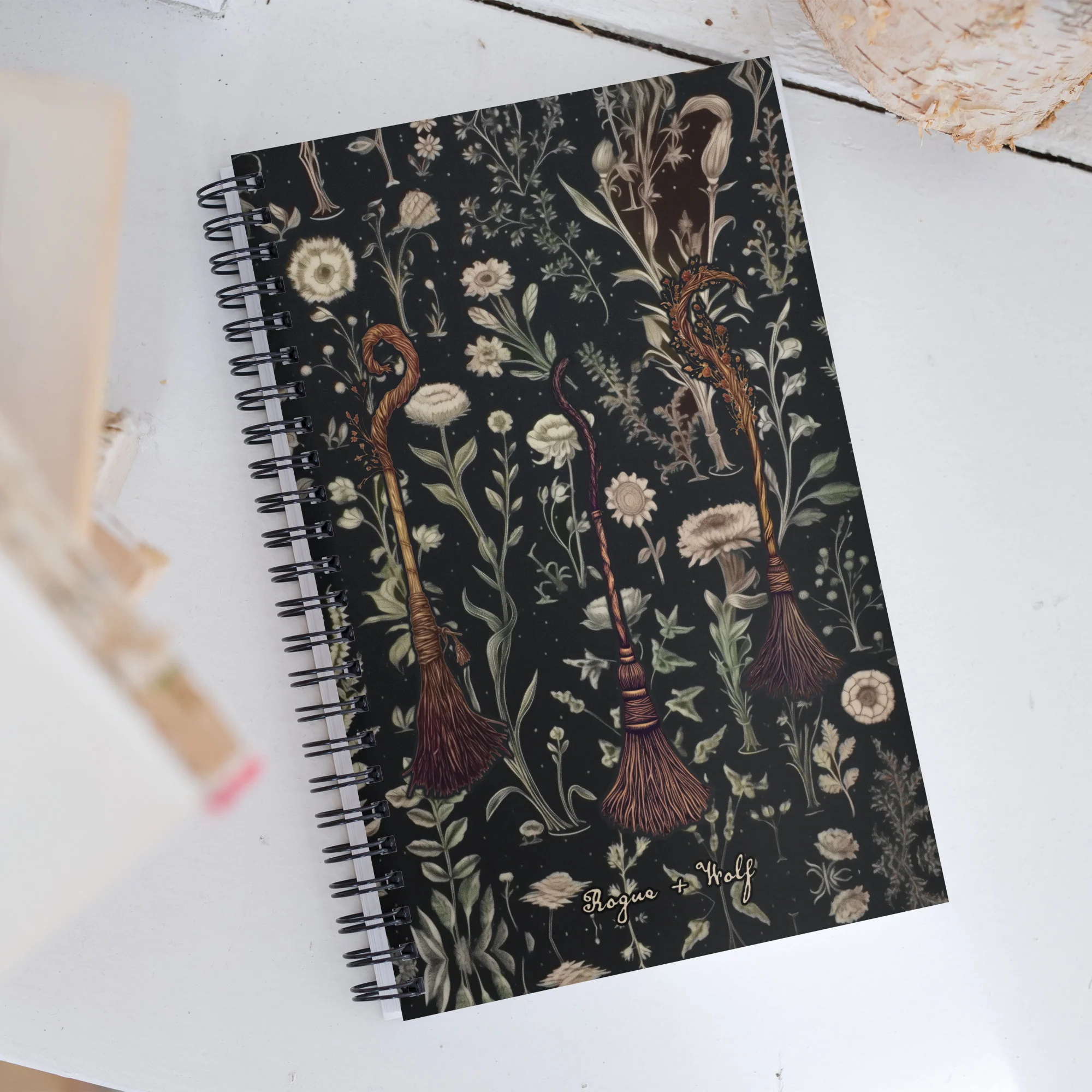Witches' Broomsticks Spiral Notebook - Image 4