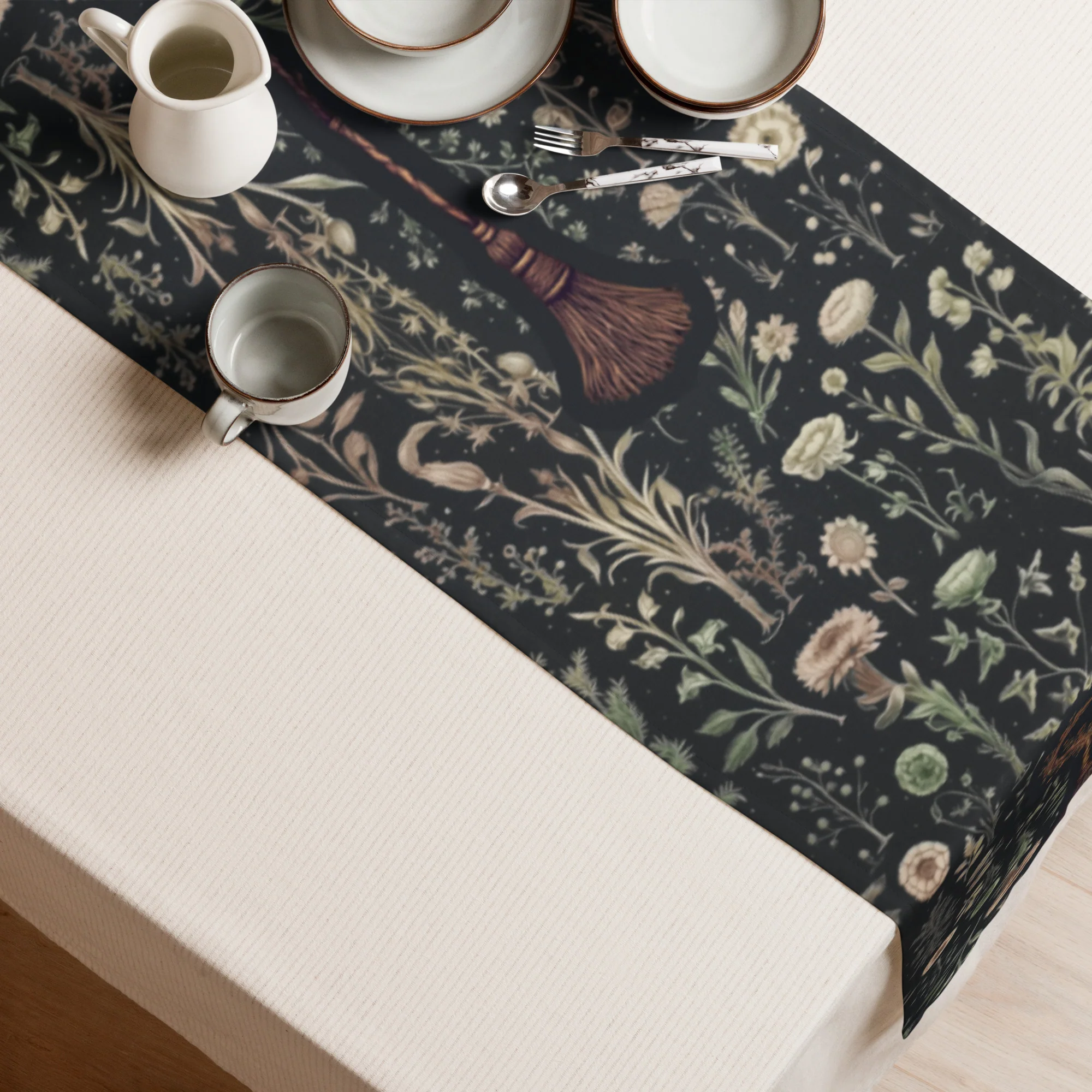 Witches' Broomsticks Table Runner - Image 3