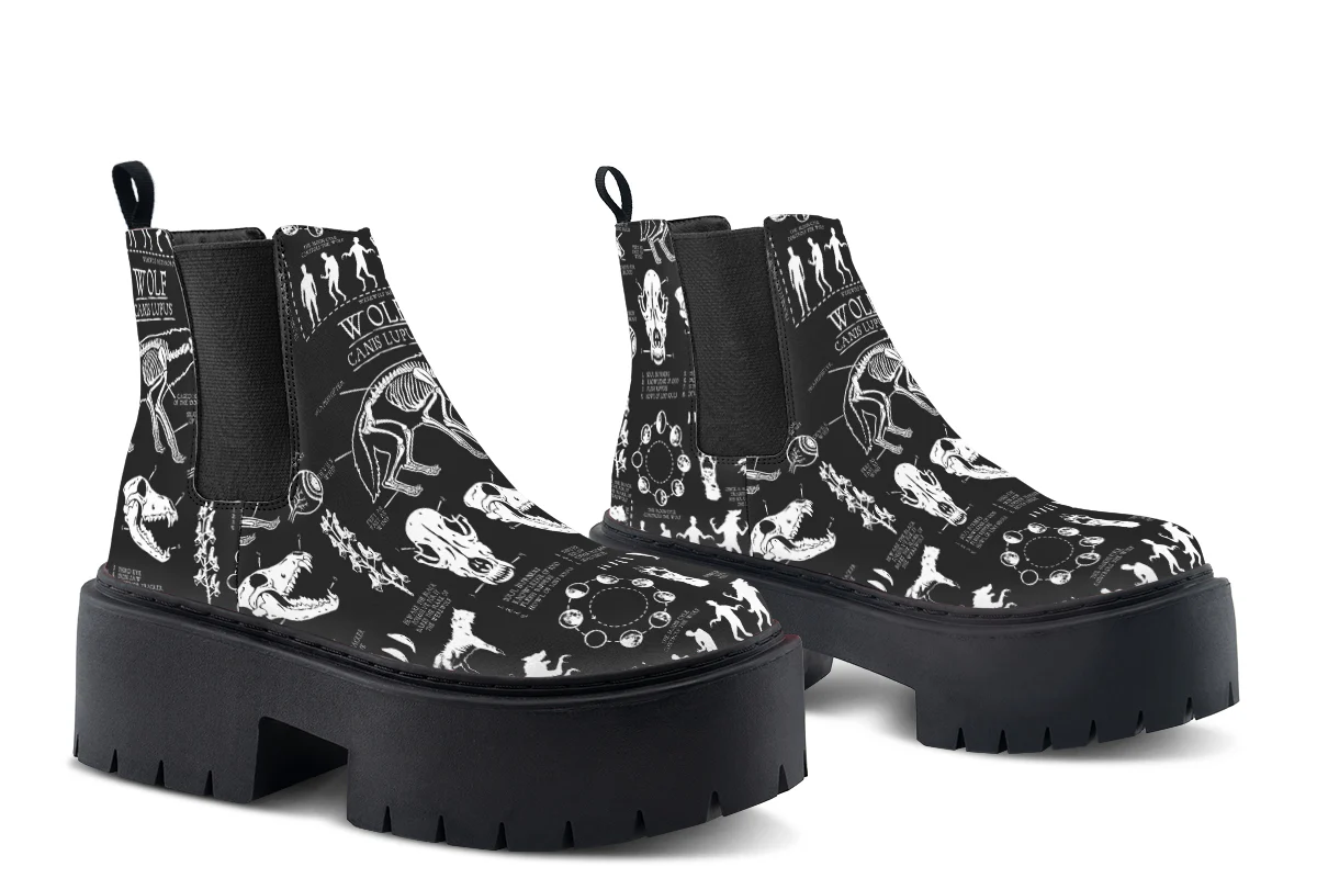 Wolf Study Platform Chelsea Boots - Image 5