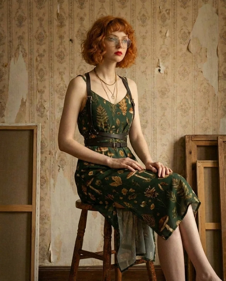 Woodlandcore Slip Dress - Image 4