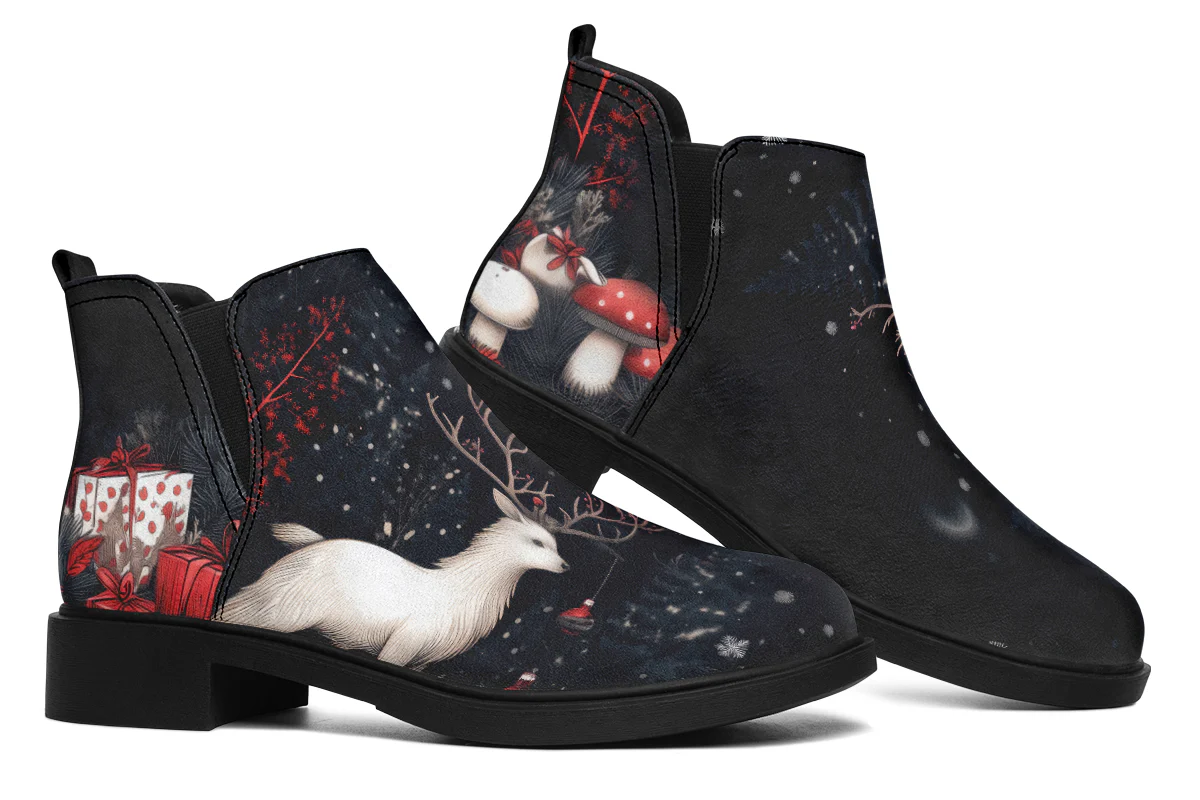 Yule Antlers Chelsea Boots - Image 7