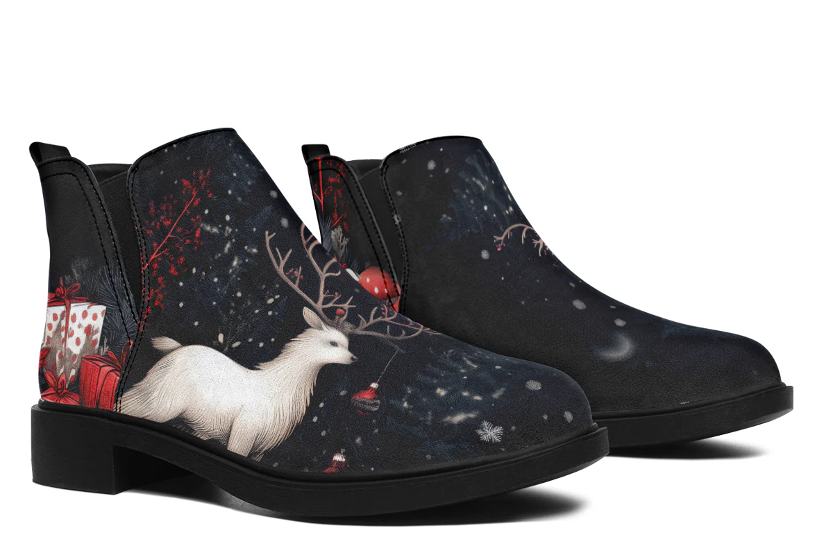 Yule Antlers Chelsea Boots - Image 8