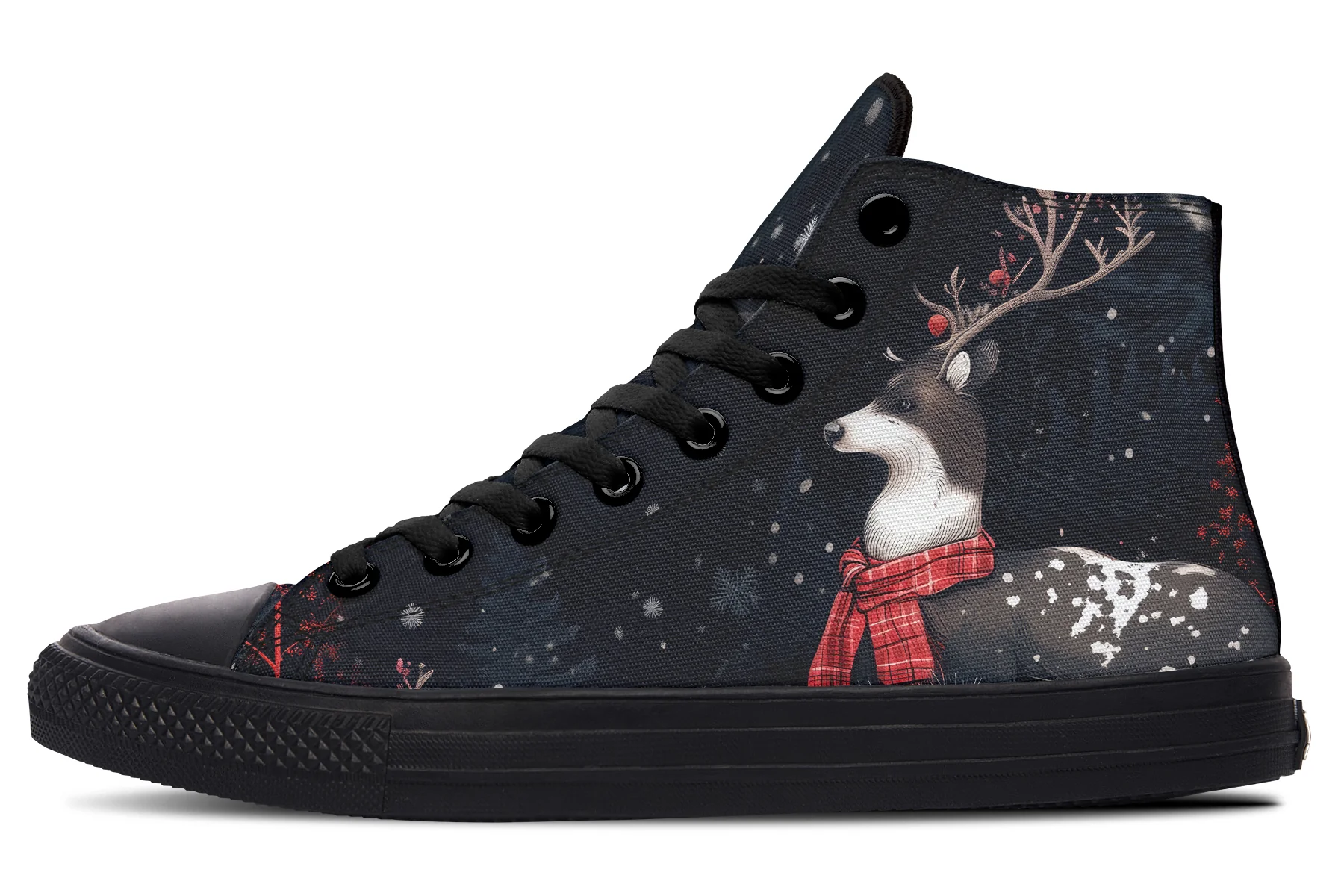 Yule Antlers High Tops