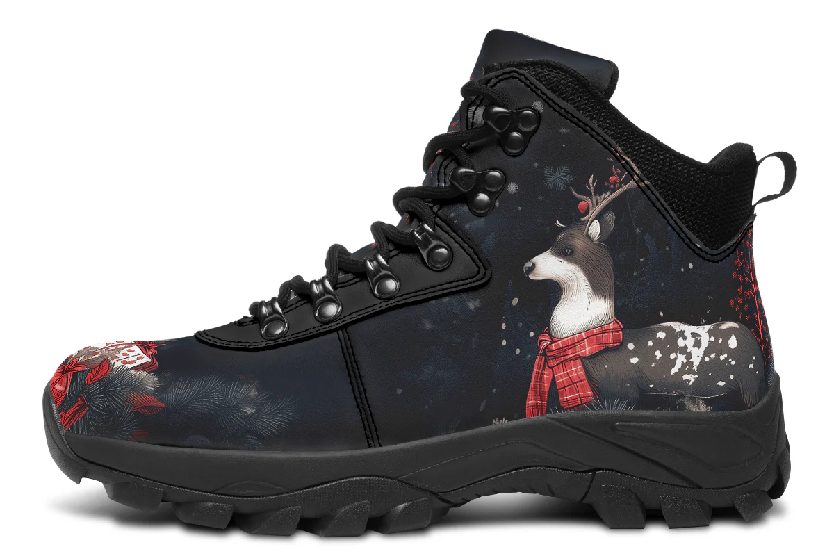 Yule Antlers Outdoor Boots