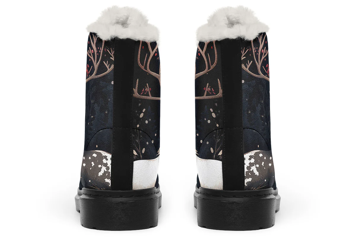 Yule Antlers Winter Boots - Image 4