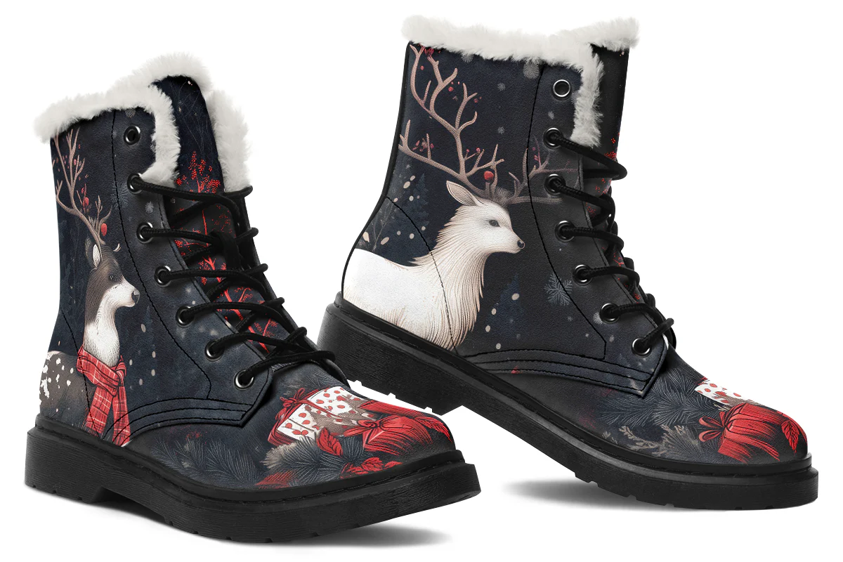 Yule Antlers Winter Boots - Image 5