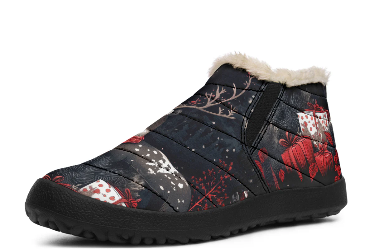 Yule Antlers Winter Sneakers - Image 2